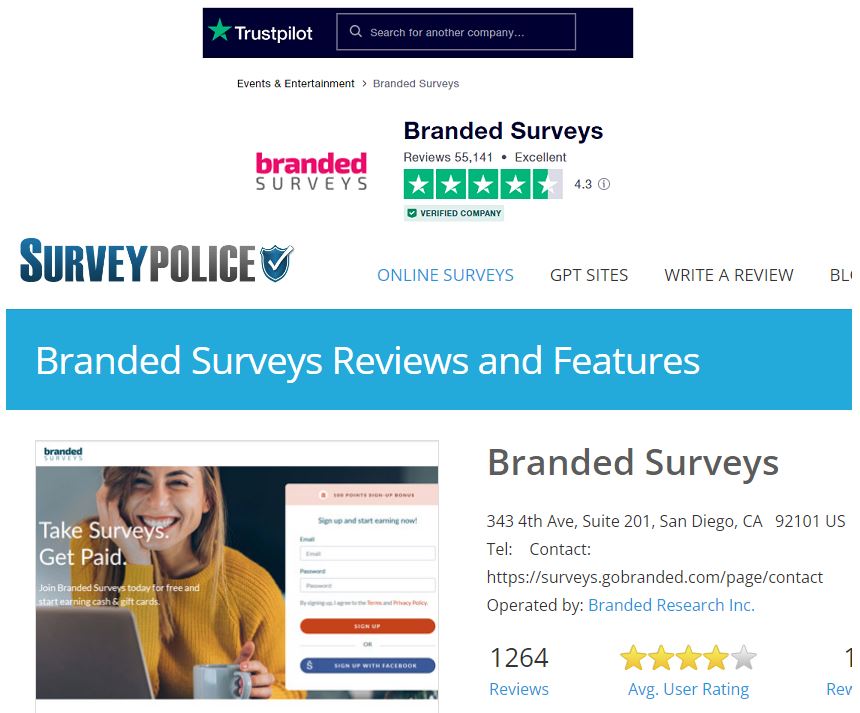 Branded surveys reviews