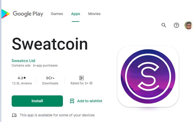 Sweatcoin App download