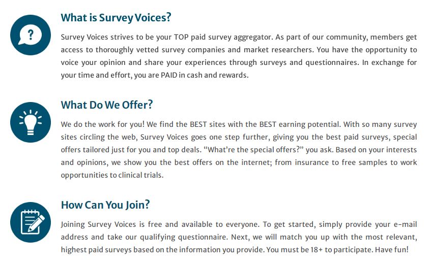 what is survey voices